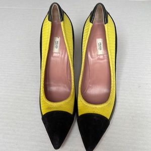 PRADA Suede Heels. Sz 39